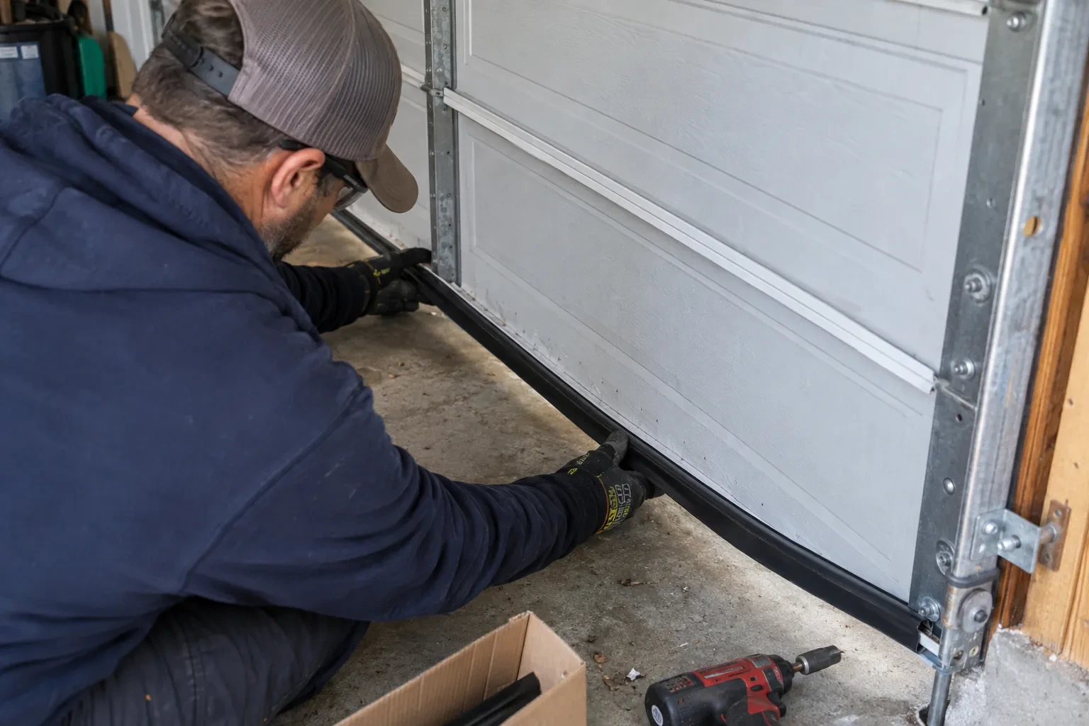 Illustrative garage doors scene — East Gwillimbury