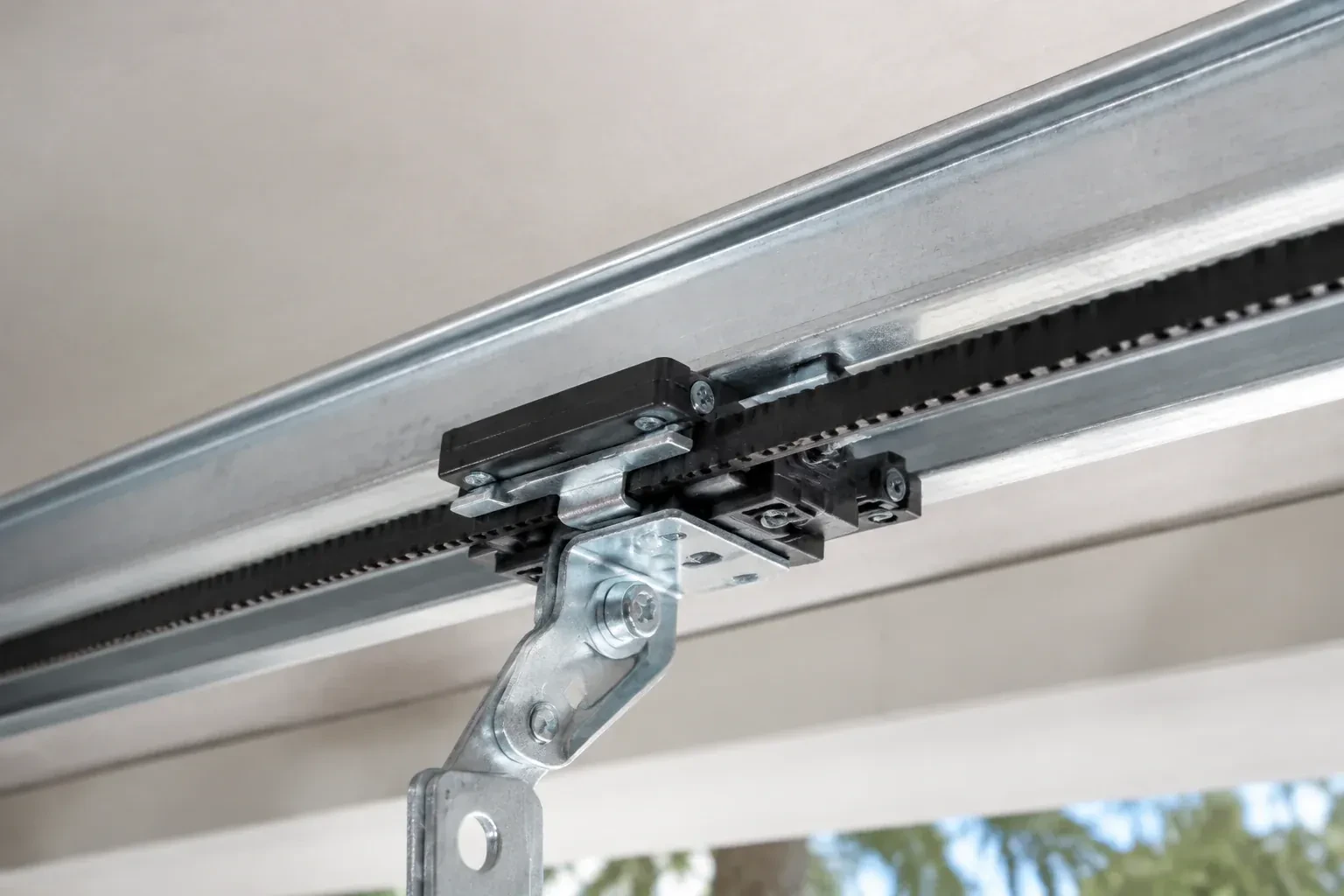 Illustrative garage doors scene — Belt-Drive Opener Repair, East Gwillimbury