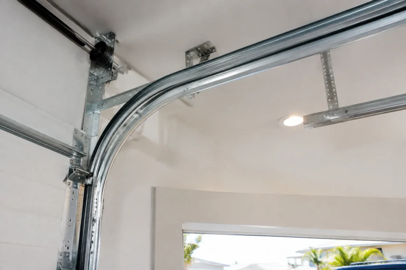 Illustrative garage doors scene — Garage Door Track Repair or Replacement, East Gwillimbury
